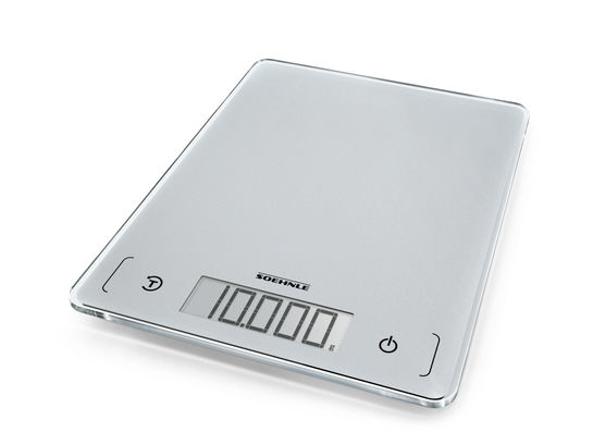 Soehnle Page Comfort 300 Slim Elektronisk Köksvåg 10 Kg 1 G Silver Bänkskiva (Placering) Fyrkantig