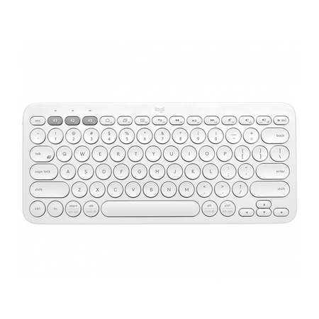 Logitech Keyboard K380 Bluetooth Med Flera Enheter, Vitt