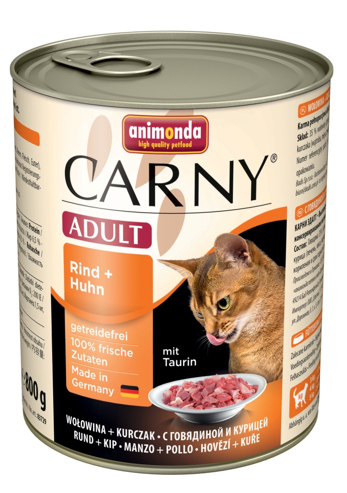 Animonda Cat Carny, Carny Adult Beef+Chicken 800gd