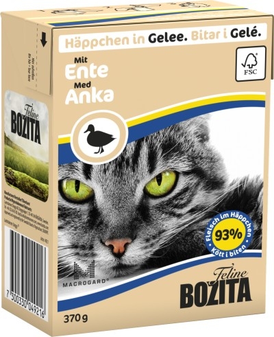 Bozita,Bz Cat Häpp.Gel.Duck 370gt