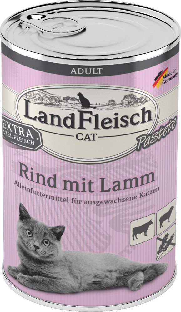 Landfleisch,Lafl.Cat Past Beef+Lamb 400gd