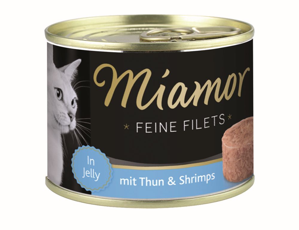 Finnern Miamor,Miamor Filé Tonfisk+Räkor 185gd
