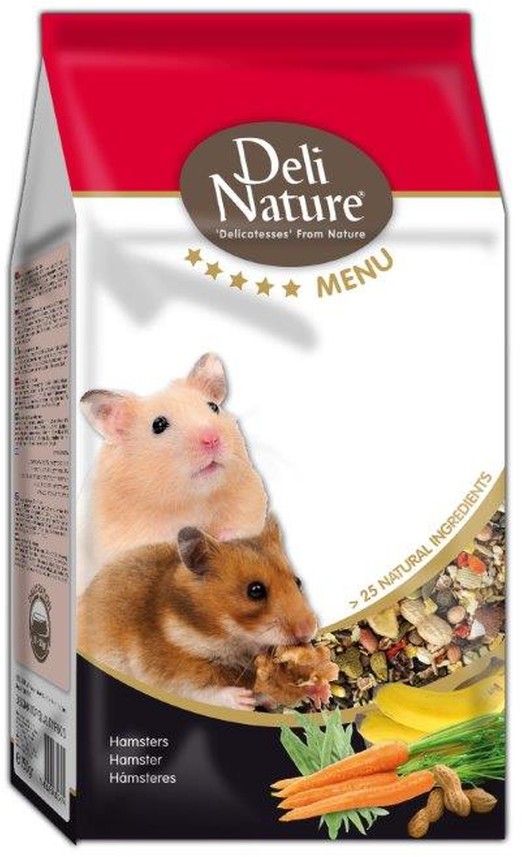 Deli Nature Gnagare,Dn.5st.Hamster Banan+Erdn750g