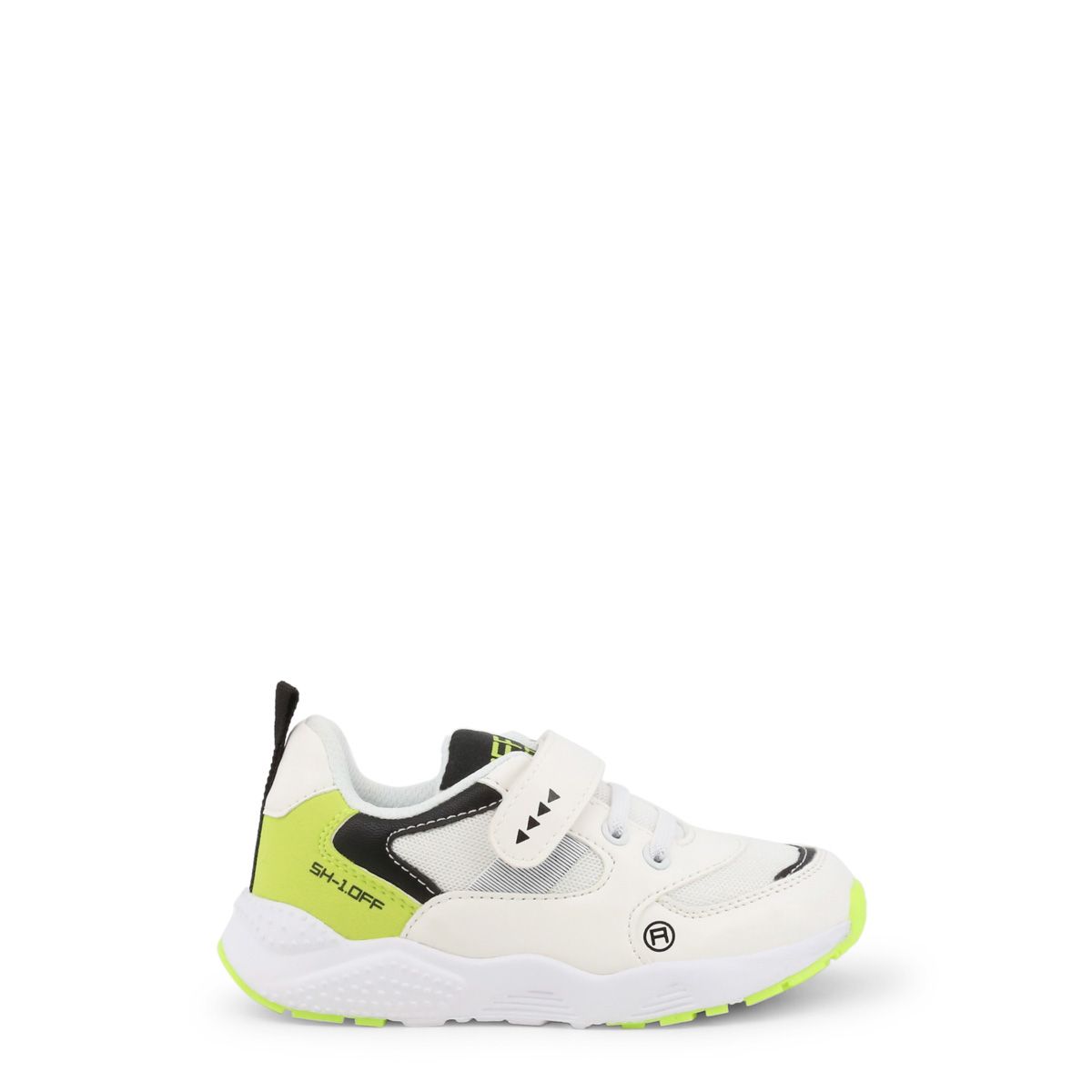 Schuhe & Sneakers & Kinder & Shone & 10260-021_White-Yellow & Weiß