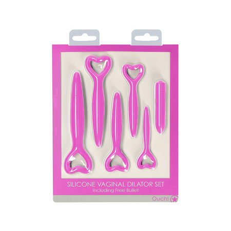 Silikon Vaginal Dilatator Set - Rosa
