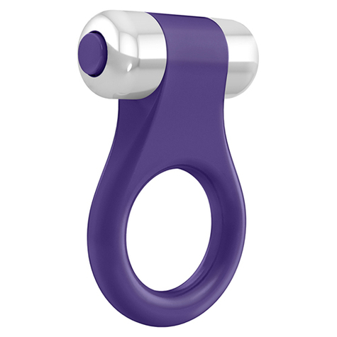 Cock Rings : Ovo B1 Vibrating Ring Purple