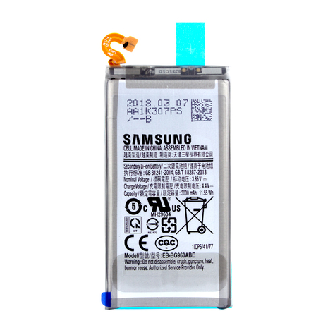 Samsung Eb-Bg960aba Litiumjonbatteri G960f Samsung Galaxy S9 3000mah