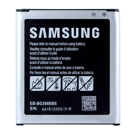 Samsung Litiumjonbatteri G388f, G389f Galaxy Xcover 3 2200mah