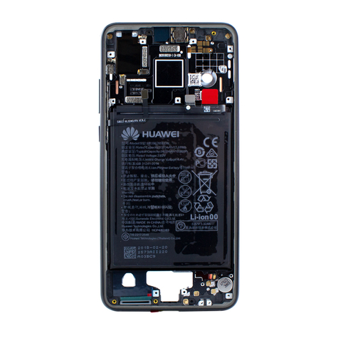 Huawei P20 Reservdel Centerram Med Batteri Svart