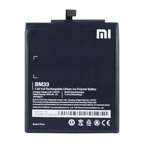 Xiaomi Litiumjonpolymerbatteri Bm33 Xiaomi Mi 4i 3000mah
