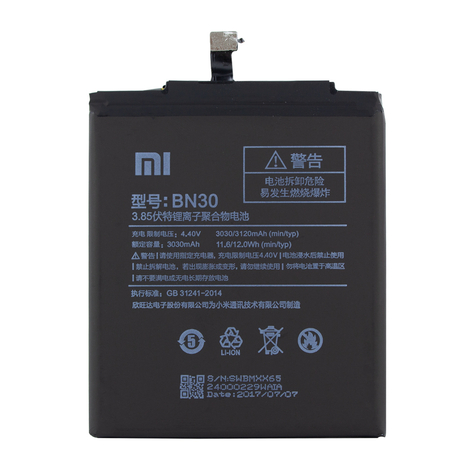 Xiaomi Litiumjonbatteri Bn30 Xiaomi Redmi 4a 3030mah