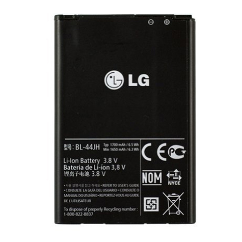 lg bl-44jh li-ion-batteri p700 optimus l7 1700mah