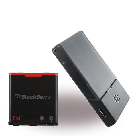 blackberry e-m1 originalbatteri + laddare curve 9350 1000mah