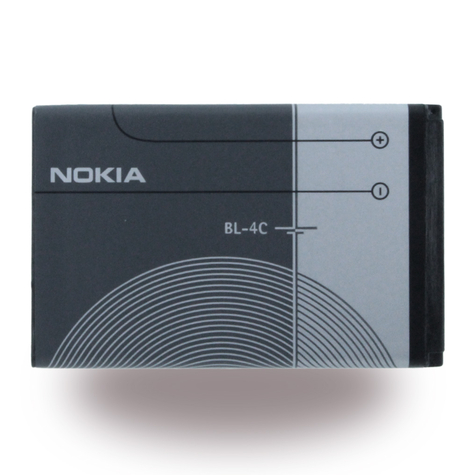 Nokia Bl-4c Li-Ion-Batteri 6100 890mah
