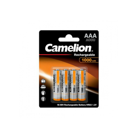 Batteri Camelion Aaa Micro 1000mah (4 St.)