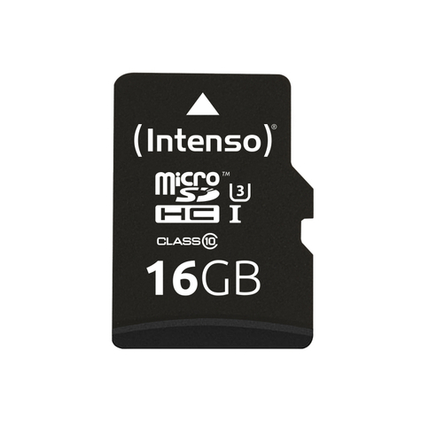 Intenso Secure Digital Card Micro Sd Uhs-I Professional 16 Gb Minneskort