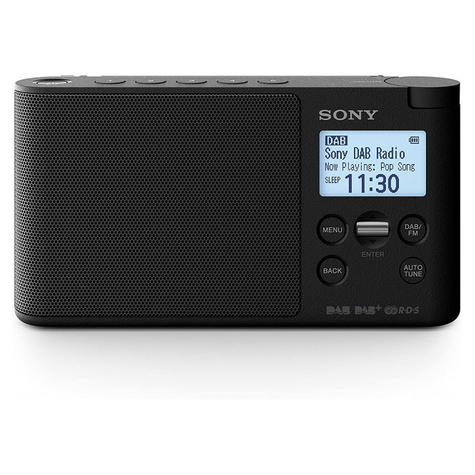 Sony Xdr-S41db Dab/Dab+ Digitalradio, Svart