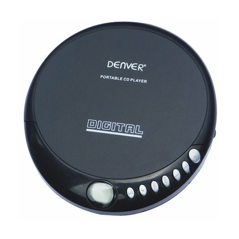 denver electronics dm-24. typ av enhet: bärbar cd-spelare, färg på produkten: svart, antal optiska skivor: 1 skiva. display: lcd. anslutning för hörlurar: 3,5 mm. djup: 24 mm, höjd: 150 mm, bredd: 136 mm. batterityp: aa