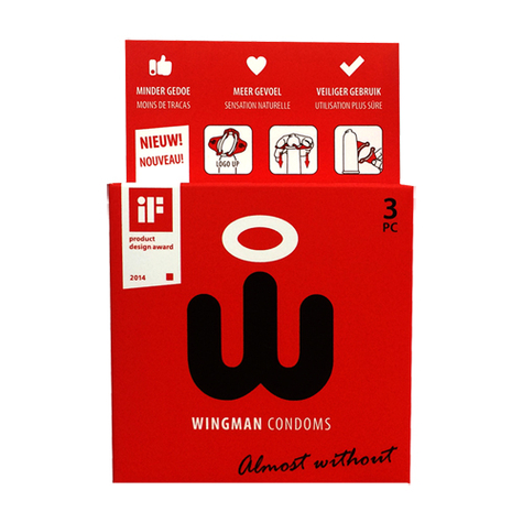 Wingman Condoms 3pcs