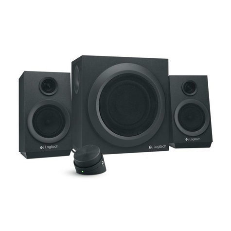 Logitech Z333 2.1 Multimedia Stereo Speaker System With Subwoofer 980-001202