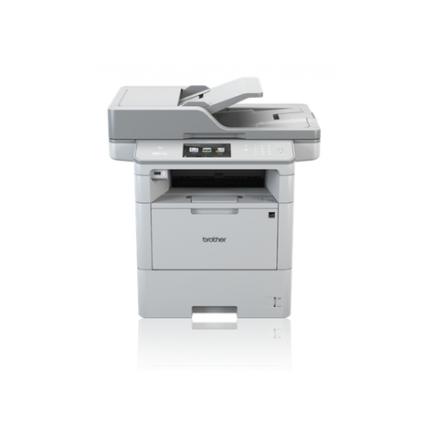 Brother Mfc-L6800dw Svartvit Laserskrivare Scanner Kopierare Fax Lan Wlan Nfc