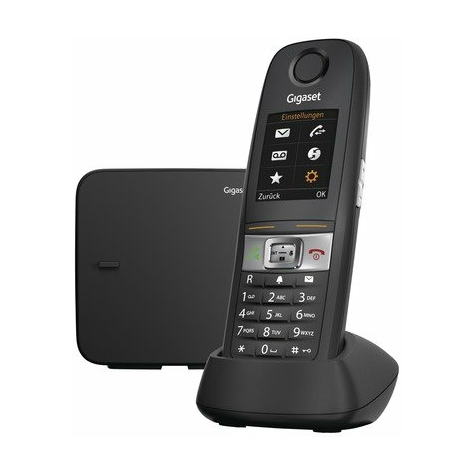 Gigaset E630 Trådlös Fast Telefon (Analog), Svart