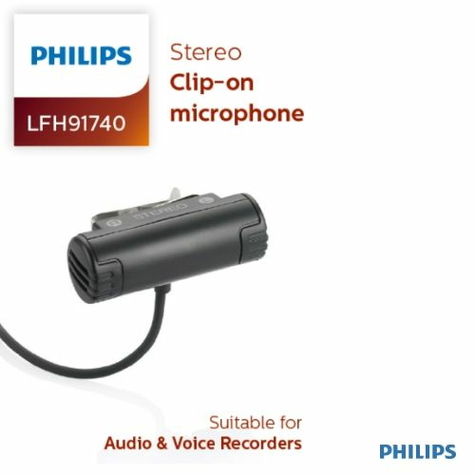 Philips Lfh 91740 Clip-On-Mikrofon Stereo