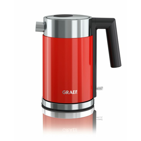 Graef Wk 403 Electric Kettle 1l Red