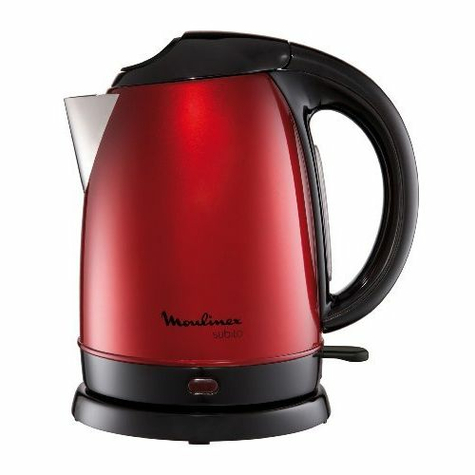 Moulinex By5305 Kettle Subito Stainless Steel 1.7 Liters Red