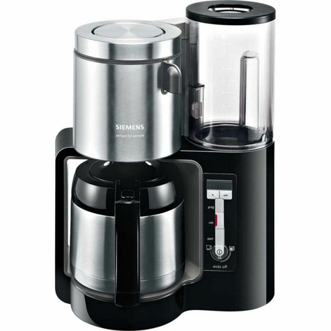 Siemens Tc 86503 Coffee Maker With Thermos And Timer Black