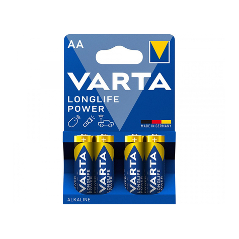 Batteri Varta Longlife Power Lr06 Mignon Aa (4 St.)
