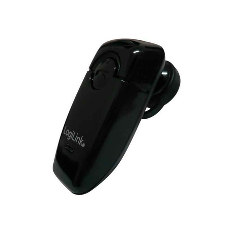 Logilink Bluetooth-Hörselhållare Med Headset V2.0 + Edr (Bt0005)