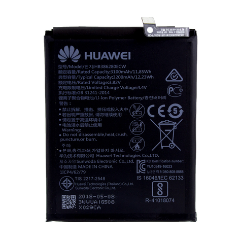 Huawei Hb386280ecw Litiumjonbatteri Honor 9, P10 3200mah