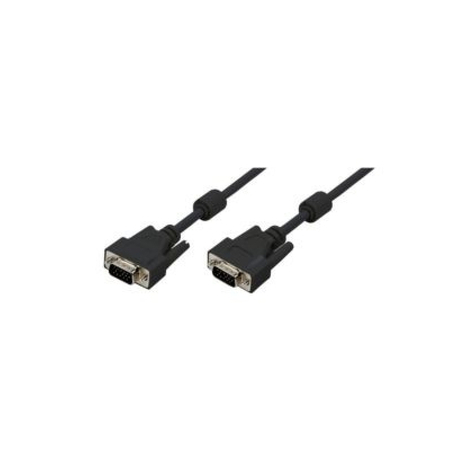 Logilink Vga Cable With Ferrite Cores, Black, 1, 8m