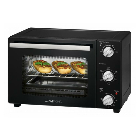Clatronic Mbg 3726 Multi-Bake Oven 20l (Svart)