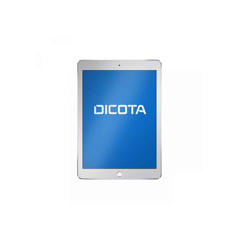 Dicota Secret Premium 4-Vägs - Sekretessfilter - F Apple 12,9-Tums Ipad Pro D31159