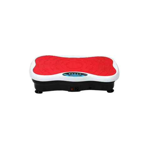 Fitness Body Vibration Plate Vibro Shaper 53cm (Röd)