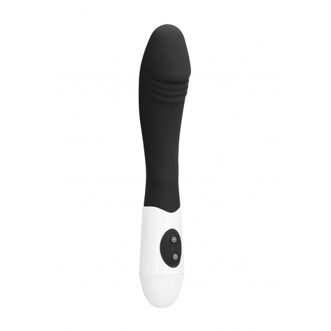 Vibrator:Ribbad Vibrator Svart