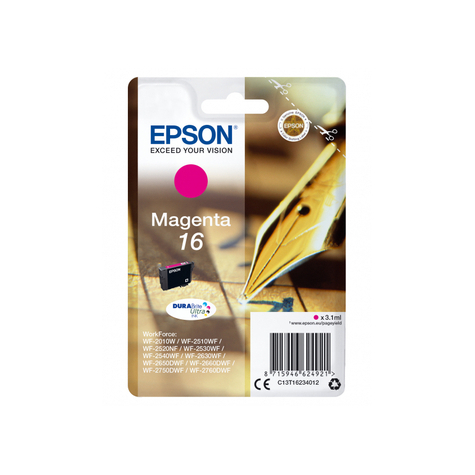 Epson 16 Original Bläckpatron Magenta T1623