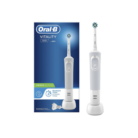 Oral-B Vitality 100 Crossaction Elektrisk Tandborste Vit