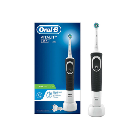 Oral-B Vitality 100 Crossaction Elektrisk Tandborste Svart