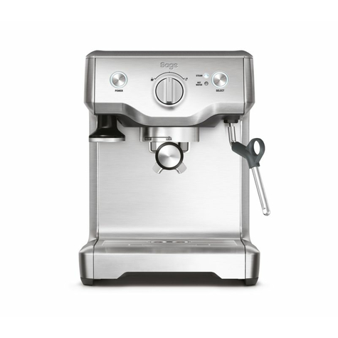 Sage Appliances Ses810 Espressomaskin Duo Temp Pro, Borstat Rostfritt Stål