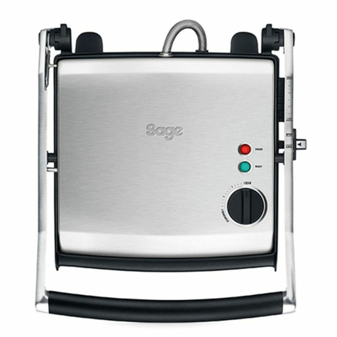 Sage Appliances Sgr200 Kontaktgrill Adjustagrill, 2200 W