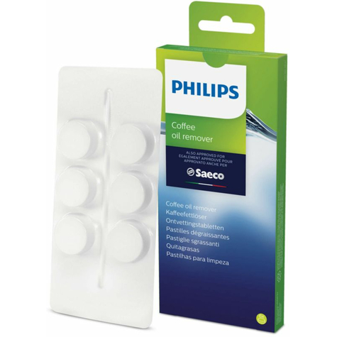Saeco/Philips Ca6704/10 Tabletter För Upplösning Av Kaffefett