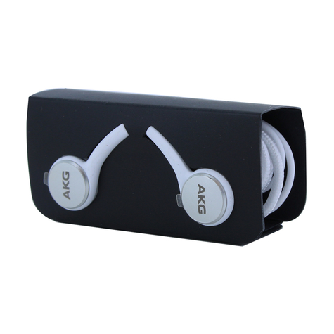 Samsung Akg In-Ear Headset / Hörlurar 3,5 Mm Vit