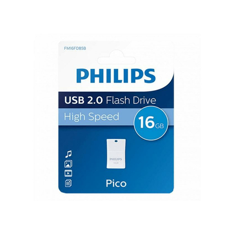 Philips Usb-Minne 16 Gb 2.0 Usb-Minne Pico Fm16fd85b/00