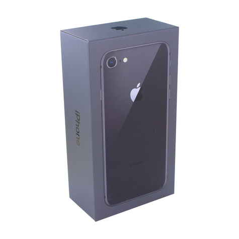 Apple Iphone 8 Originalförpackning Originaltillbehörslåda Utan Enhet