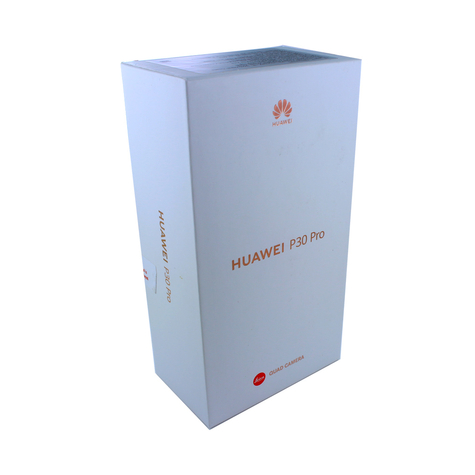 huawei p30 pro originalförpackning box med tillbehör utan enhet