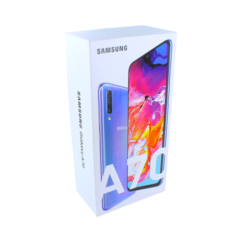 Samsung A705f Galaxy A70 Originalförpackning Box Med Tillbehör Utan Enhet