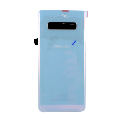 Samsung Gh82-18406f G975f Galaxy S10+ Vit Batteriluckan Baksida Baksida Bakdel Batteriluckan